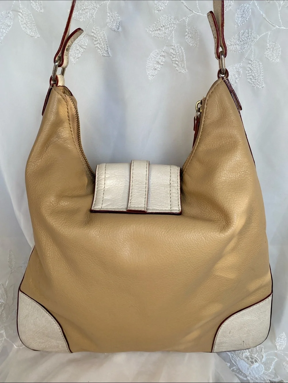 kate spade Susanna Easton Anisha Leather Shoulder Hobo Bag Purse